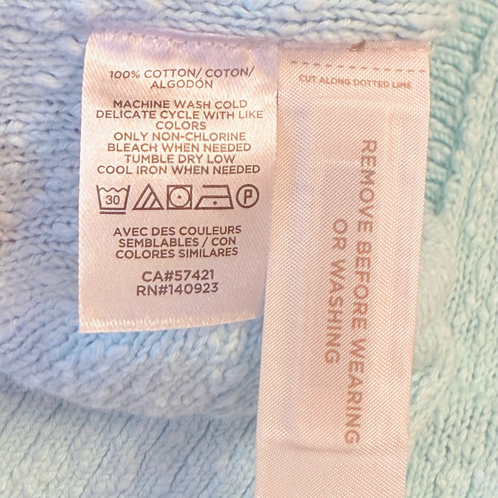 LOFT lightweight Robins egg Blue Button-Up Cardigan - Picture 9 of 11